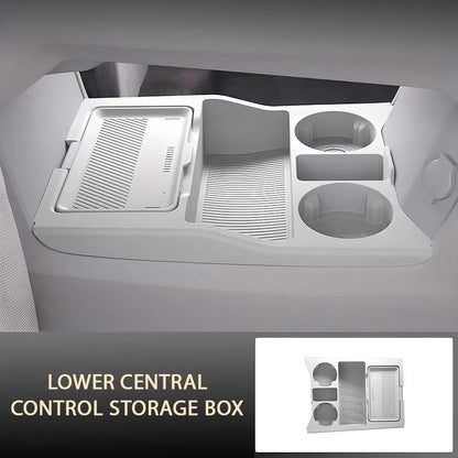 Lower Center Console Organizer Tray For Chery Fulwin T9 Tiggo 9 8L 2025 2026 Silicone Storage Box Insert Non-Slip Interior F1C0