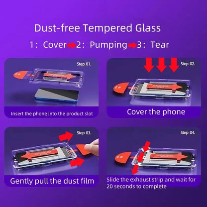 1/2/3/4pcs For iPhone Duo Glass iPhone Duo Tempered Glass Easy Installing Flat Full Cover Dust Free Screen Protector iPhone Duo