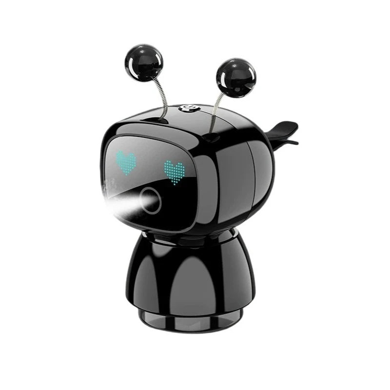 Cute Robot Smart Car Aroma Diffuser Car Air Outlet Fragrance Air Purifier Car Interior Decor Gift Electric Air Freshener