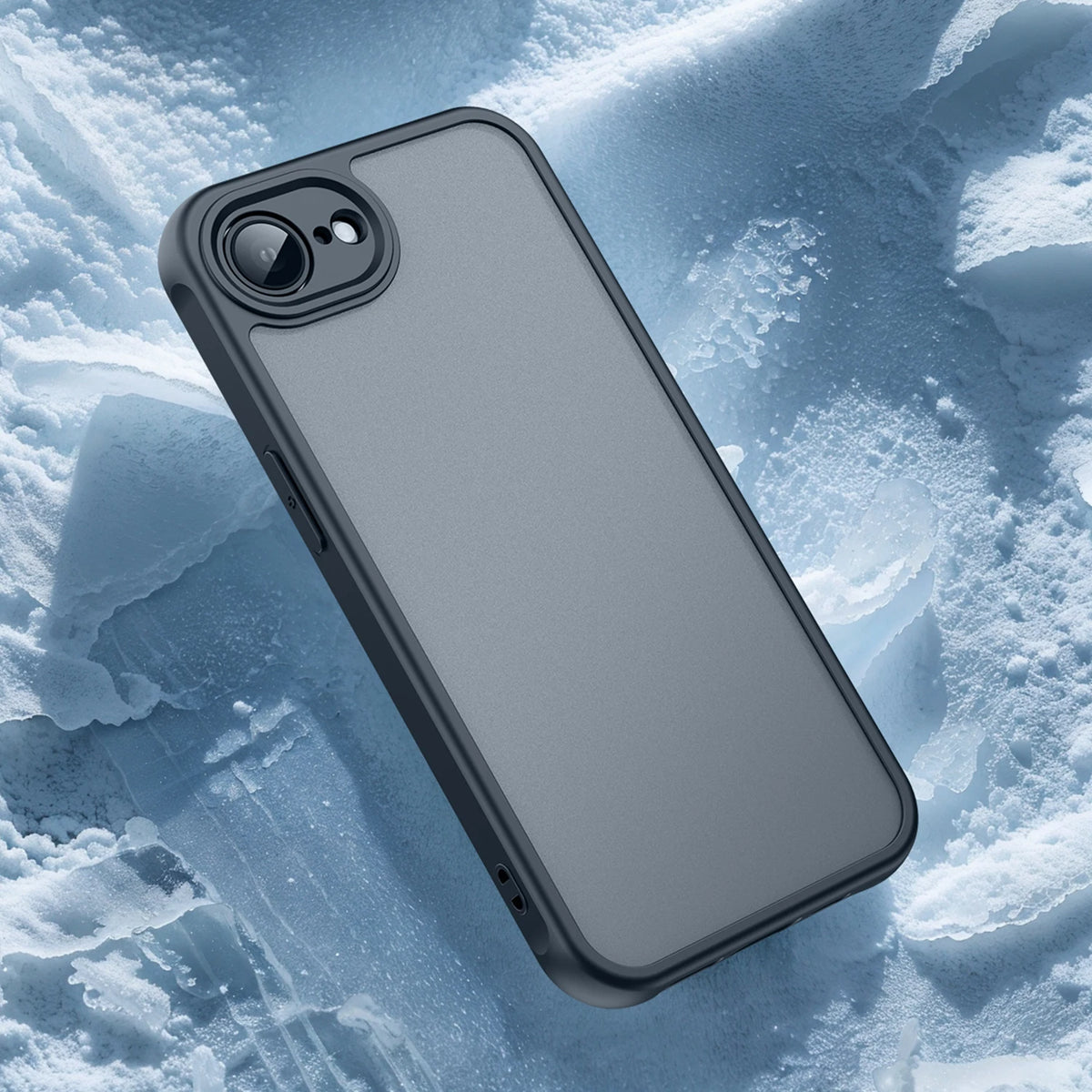 Suitable for iPhone 17e 16e camera full-inclusive protective case fashion translucent hard back soft edge phone case