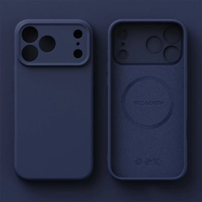Original Liquid Silicone Magnetic Phone Case For iPhone 17 16 15 14 13 12 Pro Max Plus 17 Air For Magsafe Wireless Charge Cover
