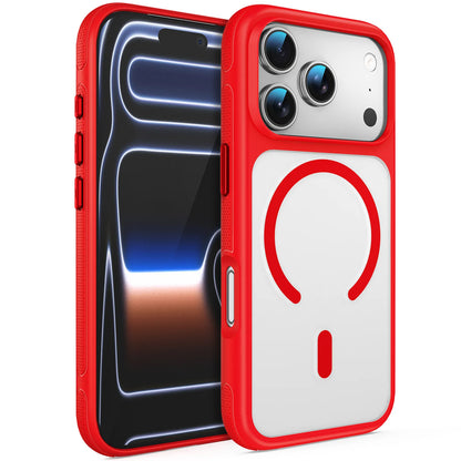 case for 17 16 15 14 13 12 pro max Matte skin texture semi transparent protective case Anti-Fingerprint Wireless Charging tough