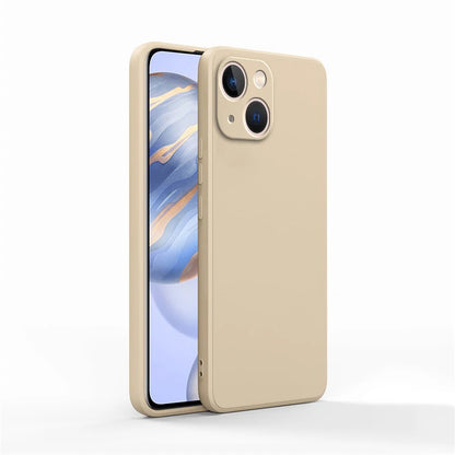 Original Square Liquid Silicone Phone Case for iPhone 14 13 7 8 Plus X XR XS 11 12 Pro Max SE 2 3 Luxury Camera Protective Cover