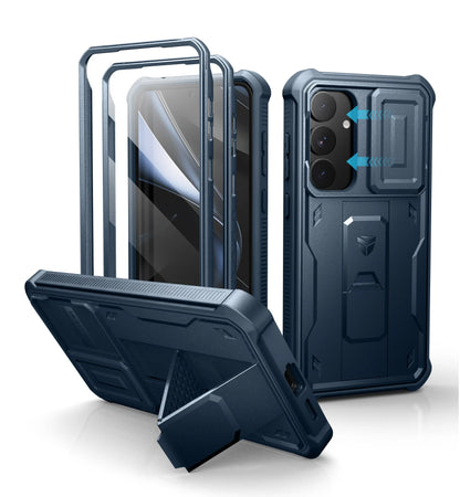 Dexnor For Samsung Galaxy S25/S25 Plus/S25 Ultra /S25 Edge 2025Case Full Body Shockproof Camera Cover &Built-in Screen Protector Kickstand
