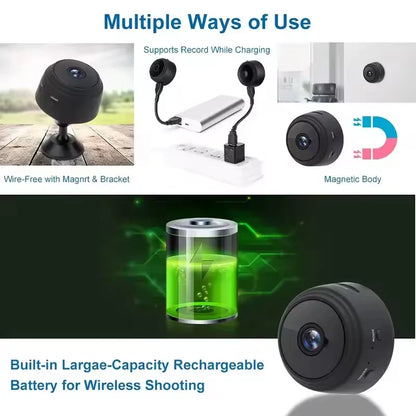 A9 Camera HD Wireless Network WIFI Home Camera Outdoor Sports Night Vision Infrared Camera Wifi Mini Cameras Smart Home