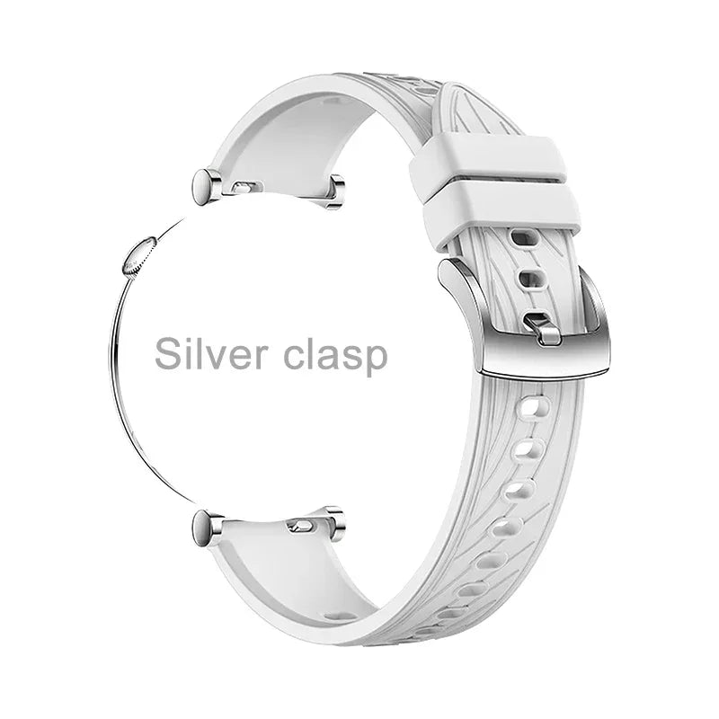 18mm Band for Xiaomi S4 41mm Sport Breathable Adjustable Band for Xiaomi S4 41mm Men Women Rubber Accessroeis Watch Strap