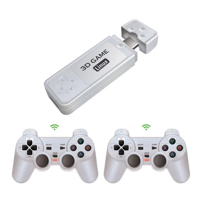 Y6 Retro Game Console 4K 60fps HDMI Output Low Latency GD10 TV Game Stick Dual Handle Portable Home Game Console Kid Gift