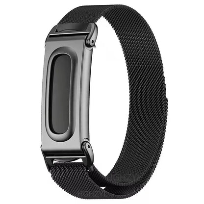 Metal Watch Strap For Google Fitbit Air Magnetic Samrt Wristband Stainless Steel Replacement Bracelet  band