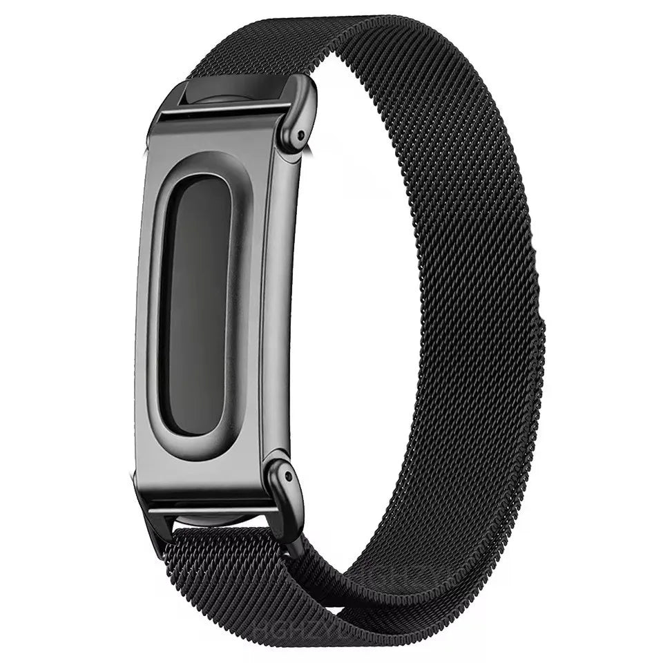 Metal Watch Strap For Google Fitbit Air Magnetic Samrt Wristband Stainless Steel Replacement Bracelet  band
