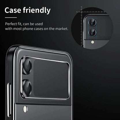 Metal Camera Lens Protector For Samsung Galaxy Z Flip 7 6 5 4 Anti Scratch 9H Tempered Glass Metal Ring For Galaxy Z Flip7
