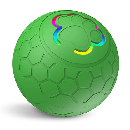 Smart Dog Toy Ball Electronic Interactive Pet Toy Ball USB Automatic Bouncing Rolling Toy Ball With RGB Lights Puppy Cat Product