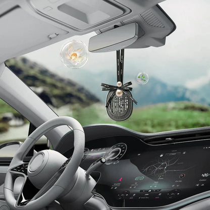 Car Fragrance Diffuser Natural Scented Car Perfume Pendant Decorate long-lasting aromatherapy fragrance piece car deodorization
