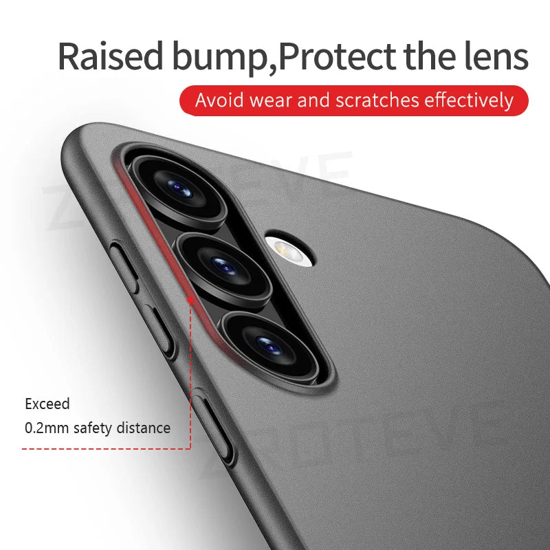 For Samsung S25 Case ZROTEVE Slim Matte Hard PC Cover For Samsung Galaxy S24 S23 Ultra S22 Plus S20 S21 FE S10 S10e Phone Cases