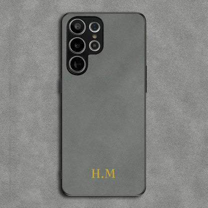 Custom Personalised Initial Name Case For Samsung galaxy S25 S24 S23 S22 S21 Plus S22 Ultra S20 S21 FE 5G S10 Leather Cover