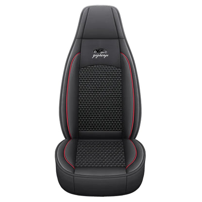 Car Seat Cover 5 Full Set Universal Seat Covers for Nissan X Trail T32 Jetta A4 Skoda Rapid Superb 3 Cars Waterproof PU Leather