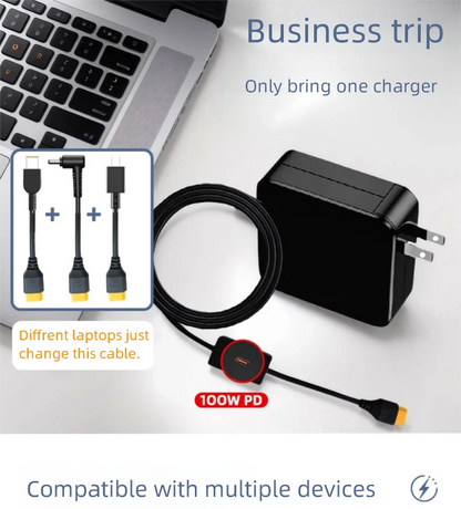 330W GaN Charger For Lenovo/Dell/HP/Asus/Razer/MSI/Macbook/Acer/Xiaomi Notebooks Mobile IPhone16 17  100W USB Type C PD Charger.
