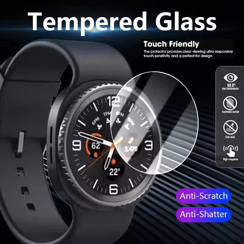 Tempered Glass Protector For Samsung Galaxy Watch 9 8 44mm 40mm HD Screen Protector Galaxy Watch 8 Classic 46mm Accessories