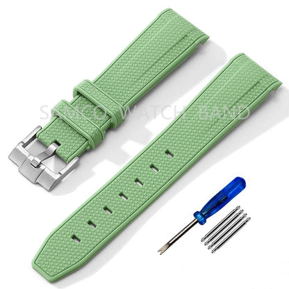 Silicone Strap for MoonSwatch Watch 20mm Rubber Replacement Band for Omega X Swatch Speedmaster Watch Bands