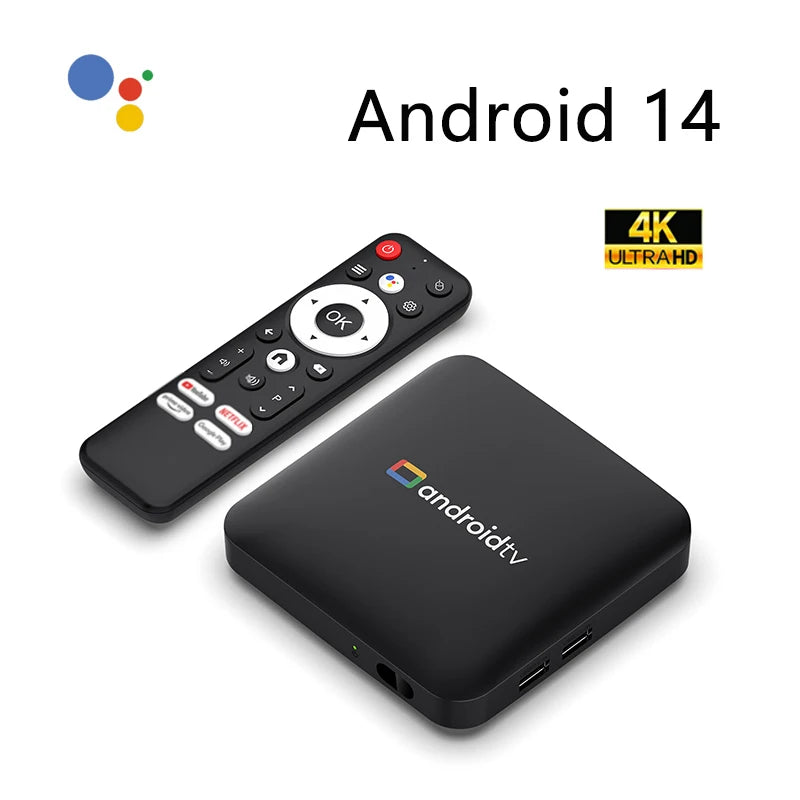 Smart TV Box H96 MAX Amlogic S905L3 Android 14 BT Google Voice Remote Media Player Home 4K Android Set Top Box 2GB 16GB 8GB
