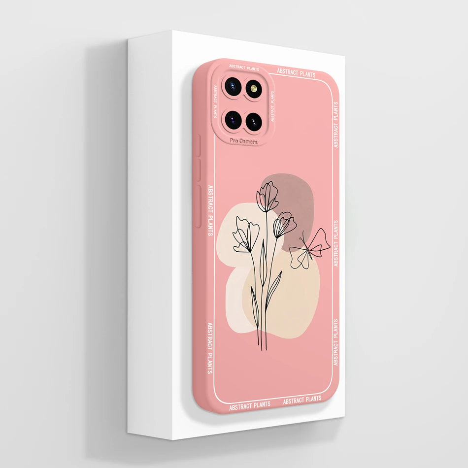 For Samsung Galaxy Note 10 Lite Case Butterfly Back Covers For Samsung Note10 Lite 10Lite Soft Liquid Silicone Phone Housing