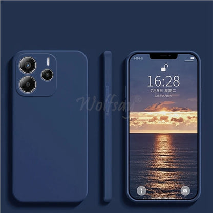 For Xiaomi Redmi Note 14 Case Liquid Silicone Plain Rubber TPU Protector Redmi Note 14 Cover TPU Redmi Note 14 Pro Plus Cover