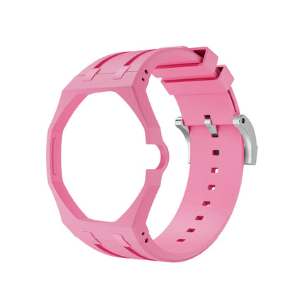 Bioceramics Watch Case+Silicone Band Modification Kit Strap Case Changer To Wristwatch Accessories For Royal Pop