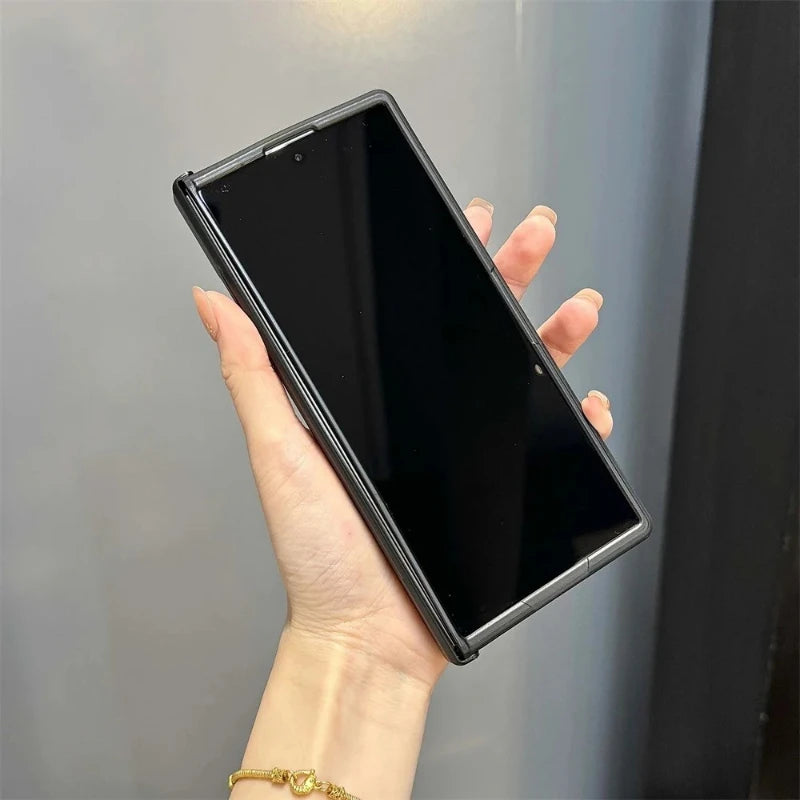 For Samsung Galaxy Z Fold 7 6 5 4 8 Magsafe Case Slim Matte Transparent Hinge Folding Shockproof Magnetic Wireless Charge Cover