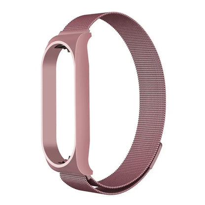 Milanese Loop Strap For Xiaomi Mi Band 7 6 5 4 3 Stainless Steel Magnetic Bracelet Metal Wristband for Xiaomi mi band 4 3 Straps