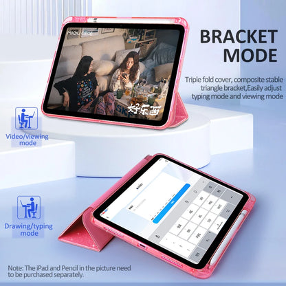 Glittering Sparkly Case for New iPad A16 11 10th Generation 2025 10.9 11 inch Tri-fold Auto Sleep Smart Stand Protective Cover