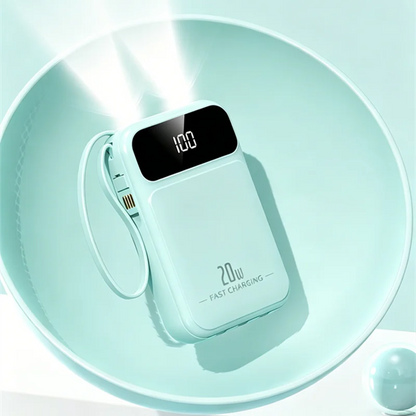 20000mAh Mini Power Bank Fast Charge Powerbank CCC Portable External Battery for iPhone Xiaomi Huawei Samsung