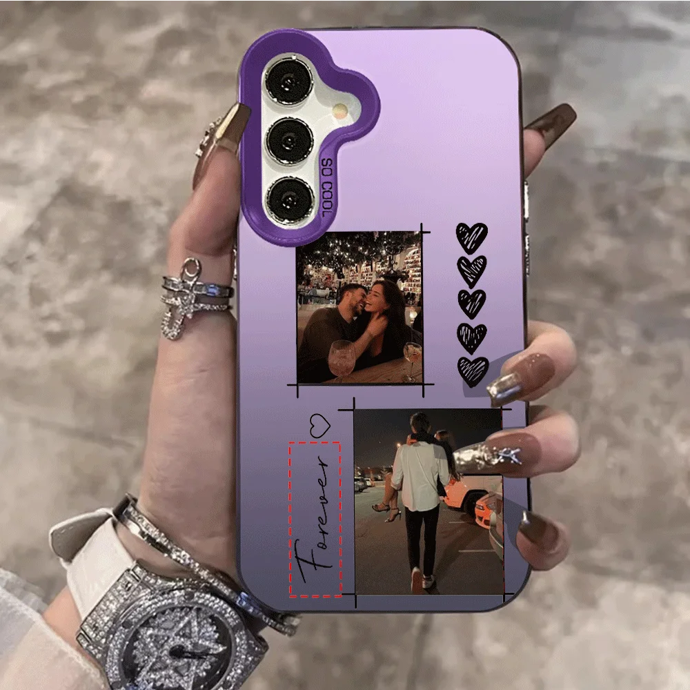 Luxury IMD DIY Name Personalised Photos Customized For Samsung Galaxy S25 S24 S26 Ultra S21 S22 S23 FE A56 A54 A16 A36 5G Cover