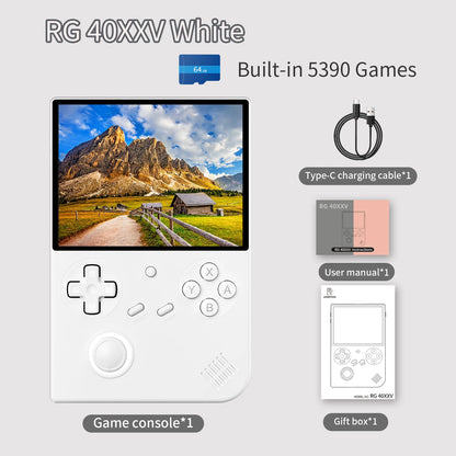 ANBERNIC RG40XXV Retro Handheld Game Console 4.0'' IPS Screen Linux 64-Bit RGB Joystick Players Supports WiFi Bluetooth HDMI Out