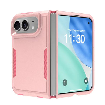 Color Blocking Soft Silicone Anti Drop And Anti Collision Folding Phone Case For IPhone Duo Portable Armor Protection Case