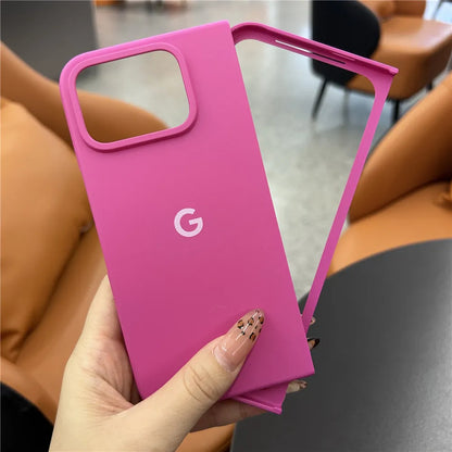 Original Case For Google Pixel 9 Pro Fold Case Ultra-thin Matte Hard PC Flip Phone Cover For Pixel Fold 2 Full Protective Bumper