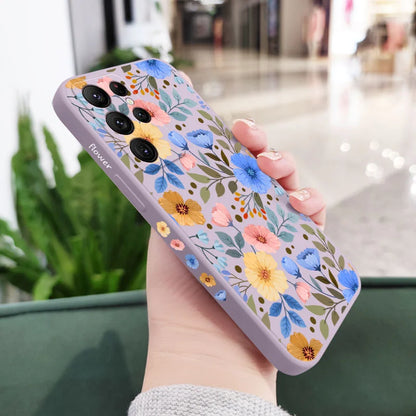 Miss Pattern Phone Case For Samsung Galaxy S25 S24 S23 S22 S21 S20 Ultra Plus FE S10 S9 S10E Note 20 Ultra 10 9 Plus Cover