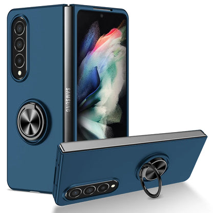 Case for Galaxy Z Fold 5 3 4 2 1 Magnetic Wireless Charging Drop Protection Anti Scratch Hard Cover Case for Z Fold Black Green