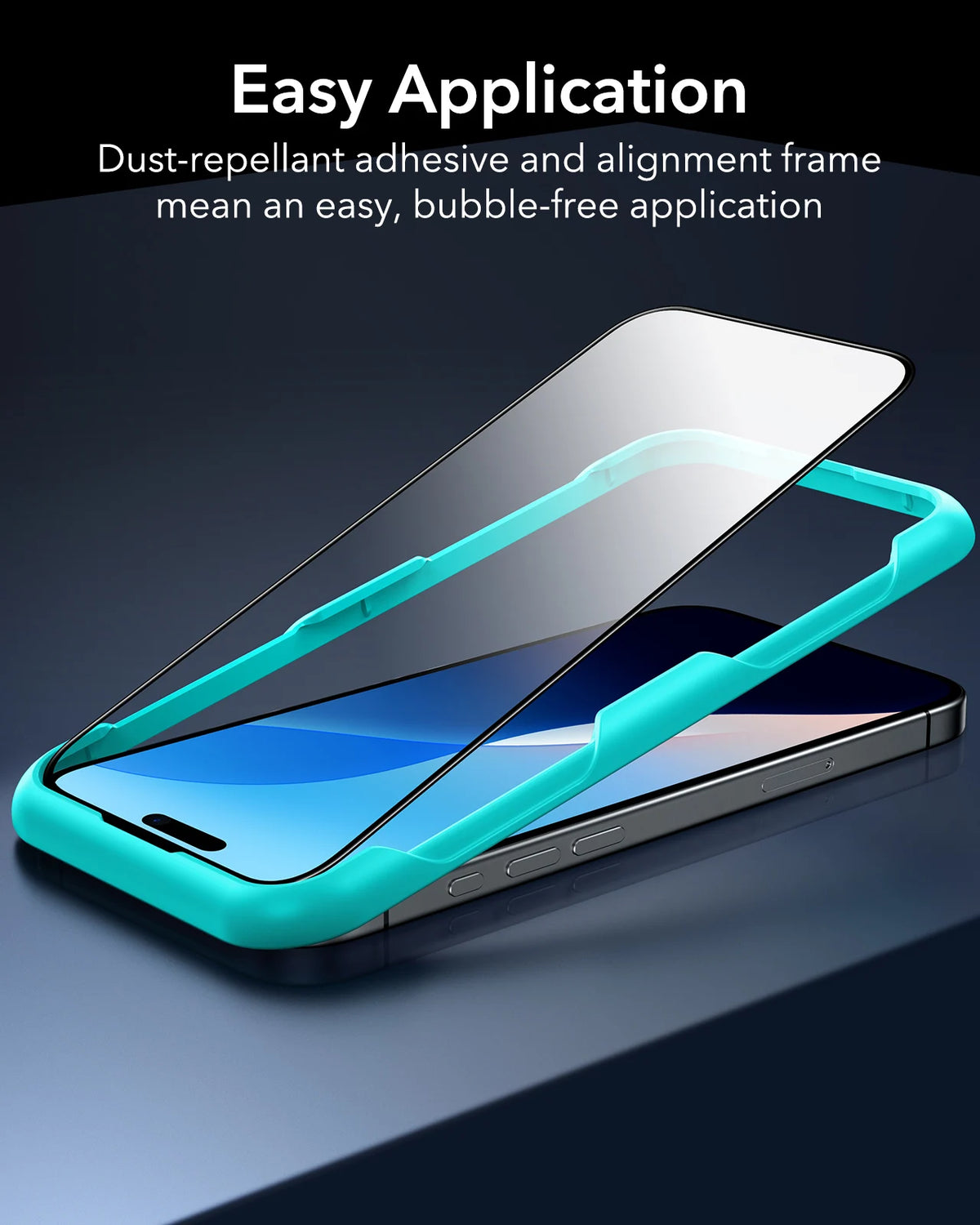 ESR Tempered-Glass Screen Protector iPhone 13/14/15/16/17 Pro Max HD Clear Anti-spy Screen Firm For iPhone 17Air&16/15 Plus&16e