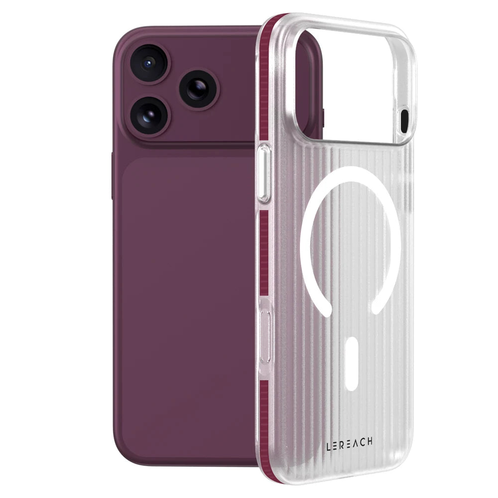 Lereach for iPhone 18 Pro Max 17 Pro Max 18 Pro 17 Pro Corrugated Matte Phone Case Anti-Slip Slim Fingerprint-Resistant