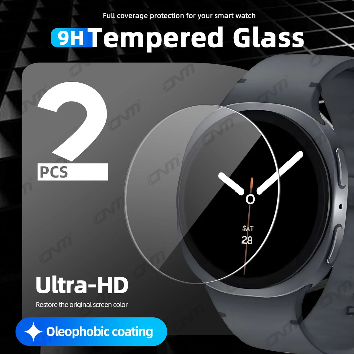 9H Tempered Glass for Samsung Galaxy Watch 8 Classic 40mm 44mm 46mm Ultra (2025) 47mm Screen Protector Glass Ultra-HD Film