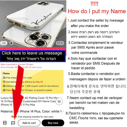 Customized Personalized Name Initials Soft Liquid Silicon DIY Case For Samsung S24 S23 S22 S21 S20FE Ultra Plus Cover For S23FE