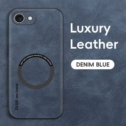 Magnetic Retro Leather Soft Case For iPhone 16E 17E iPhone16E iPhone17E 5G Wireless Charging Phone Case Cover