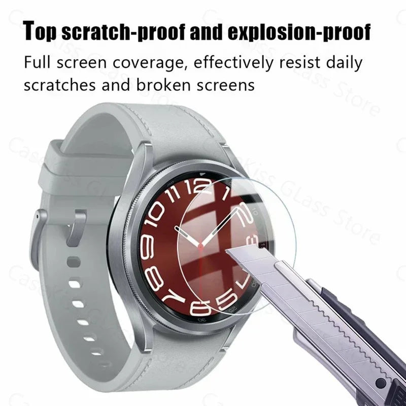 100D Screen Protector For Samsung Galaxy Watch 6 40mm 44mm Tempered Glass on galaxy Watch6 Classic 43mm 47mm watch5 Pro 45mm