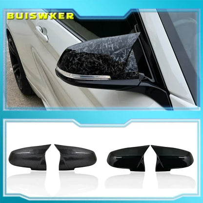 For BMW 1 2 3 4 Series F20 F30 F31 F32 F34 F36 E84 2014 -2018 1Pair Side Rearview Wing Mirror Cover Caps ABS Gloss Black