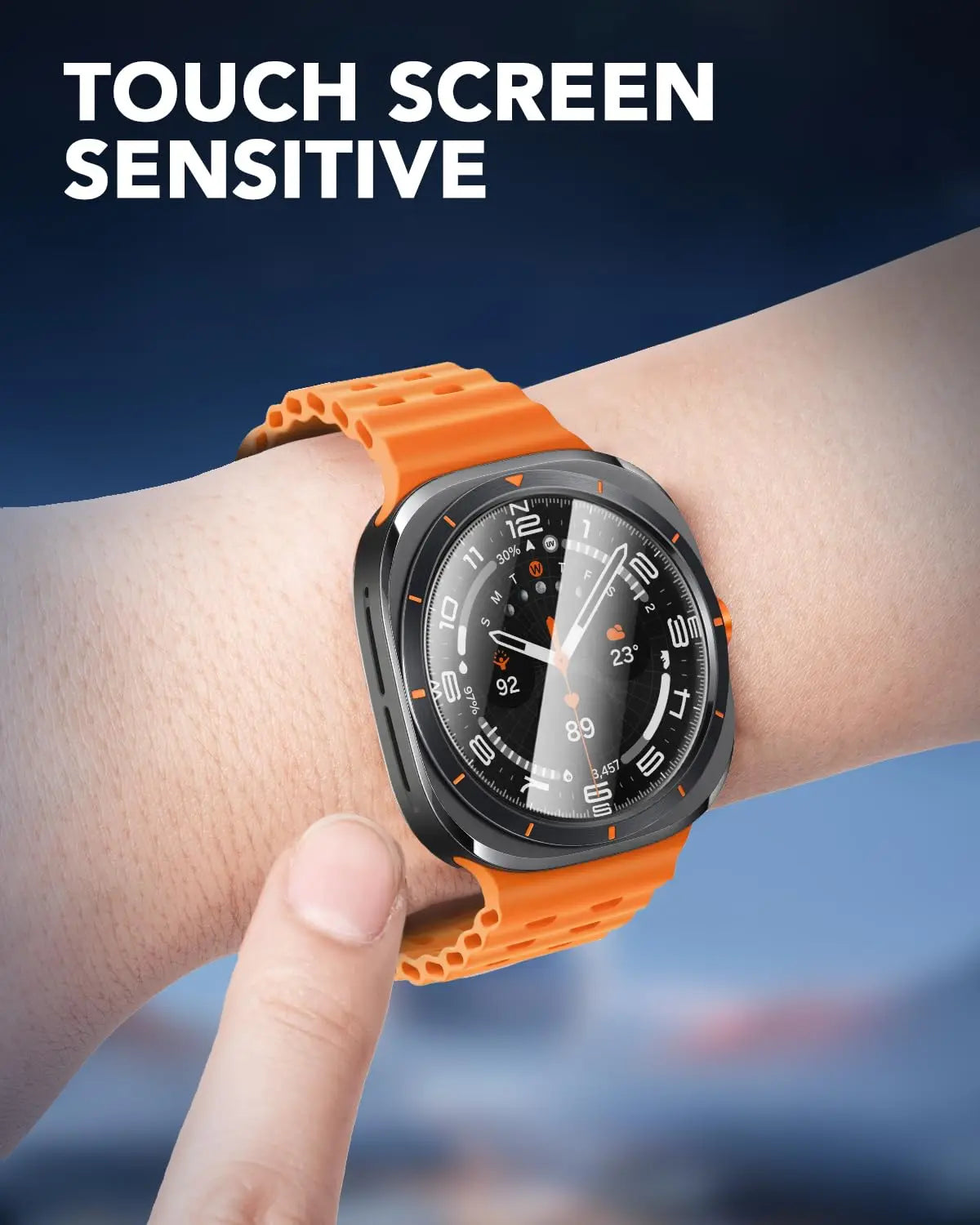 Tempered Glass For Samsung Galaxy Watch Ultra 2 47mm Accessories HD Clear Film galaxy watch 9/8/8 classic 44/40 Screen Protector