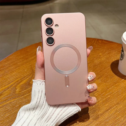TPU Magnetic Soft Phone Case for Samsung Galaxy S26 S25Edge S24Ultra S23 S22 Plus S21 FE A56 A36 A26 A26 A16 A15 A06 A55 A54 A35