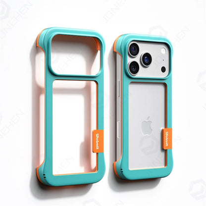 Candy Color TPU Bumper 17pro Case Silicone Shockproof Frame Case For iPhone 12 13 Mini Air 14 15 16 17 18 Pro Max No Back Cover