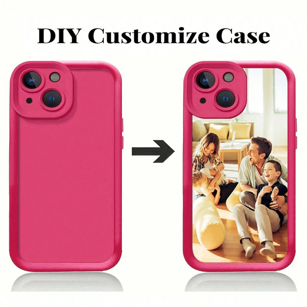 DIY Personalized Photos Customized Frosted Case For iPhone 16 15 14 13 12 11 Pro Max SE 2020 2022 XS XR MAX Back Cover Cases