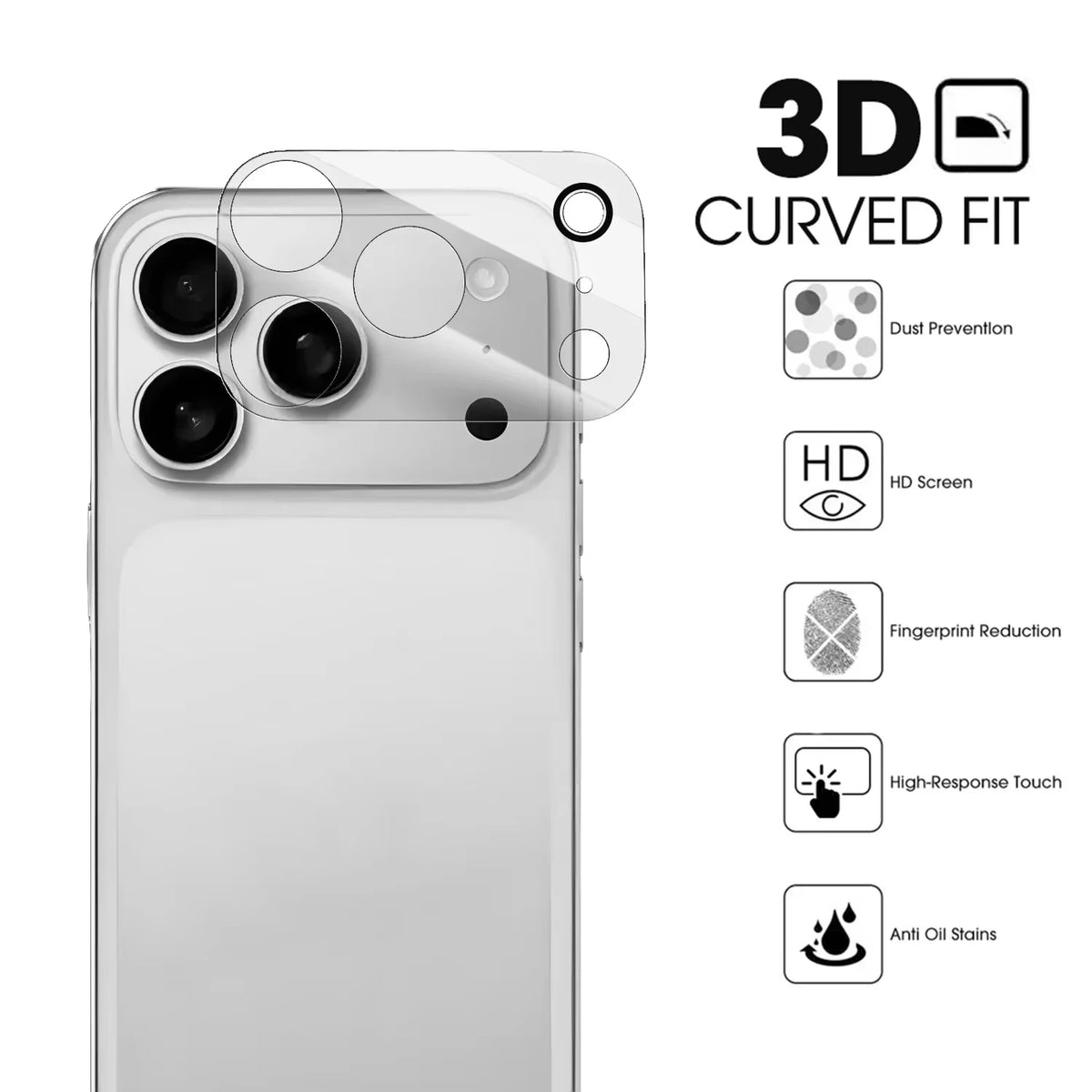 1-4Pcs For Apple iPhone 17 Air Pro Max Camera Lens Screen Protector For Apple IPhone17Pro Max Air Scratch-proof Protective Film