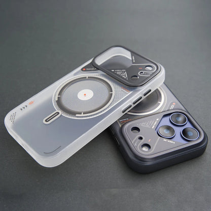 For MagSafe Luxury Mechanical Style Magnetic Phone Case For iPhone 17 Air 16 Pro 15 14 13 Pro Max Wireless Charging Armor Cover