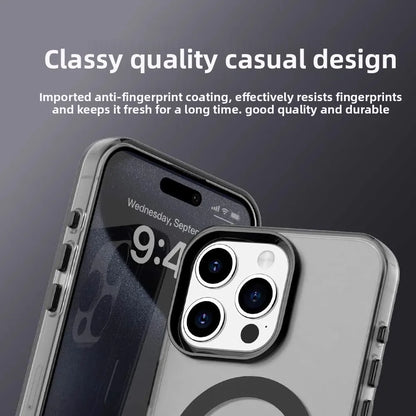 For iPhone 17e 16e Case New Fashion Frosted Transparent Candy Magnetic  Anti-drop Cover For iPhone 17E Wireless Charging Funda